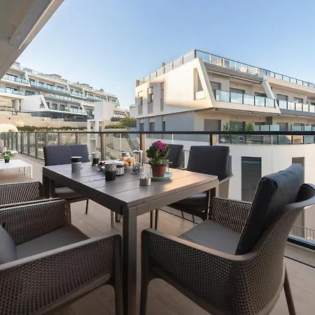 Apartment In With Sea View, Ac, Pool